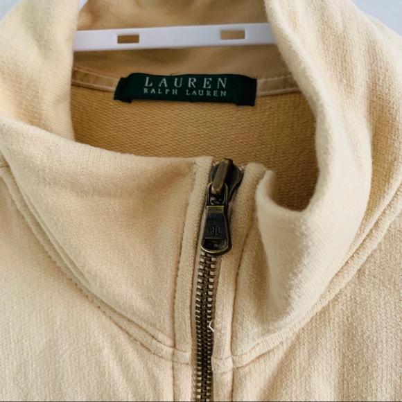 Ralph Lauren Beige Zip-Up Jacket - Picture 2 of 3